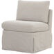 Fable Beige Slipcover Dining Slipper Chair
